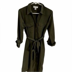 Hunter Green Motherhood Maternity
Shirt Dress | Small Petite (Maternity)